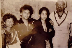 Zubeen garg with family