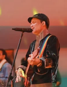 zubeen garg singing on stage