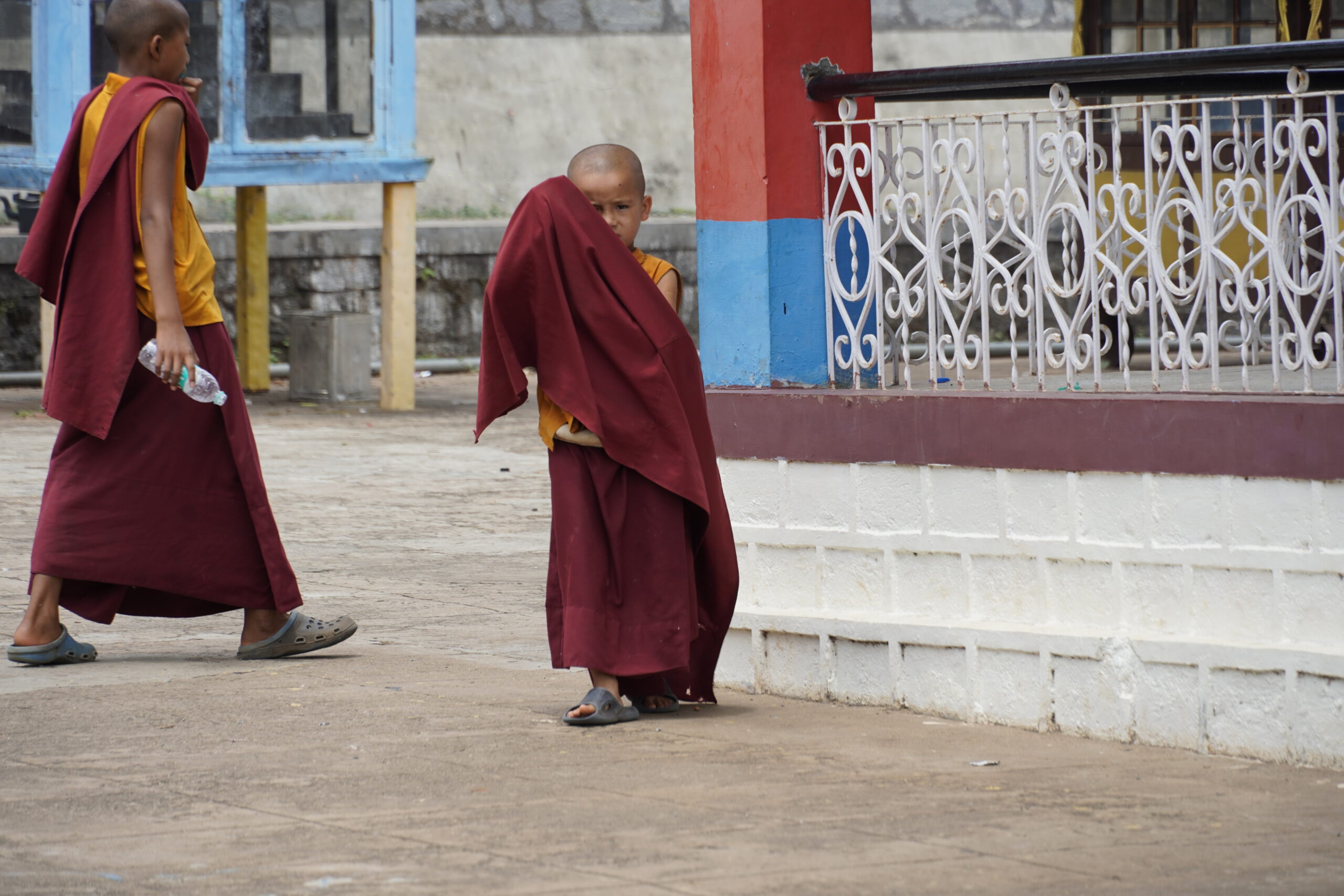  A small child monk at Dhondenling